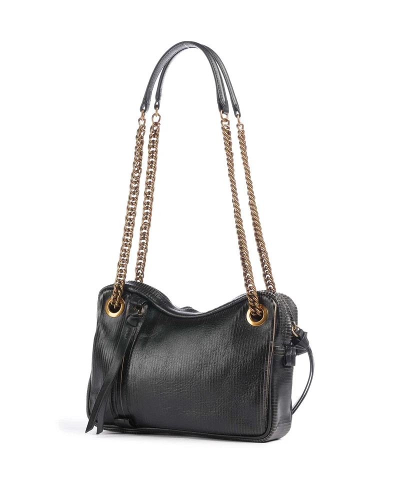 Vivienne Westwood Dolce Laser Line Medium Bolso de hombro black/beige