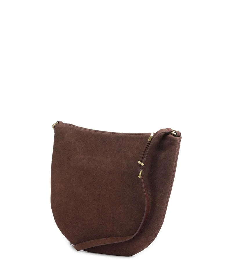 Pinko Luna Big Bolso de hobo castano intenso/matt gold