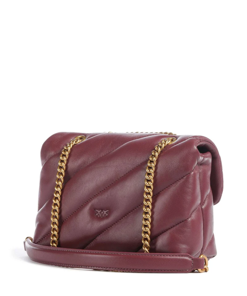 Pinko Love Puff Mini Bolso de hombro ribes intenso/antique gold