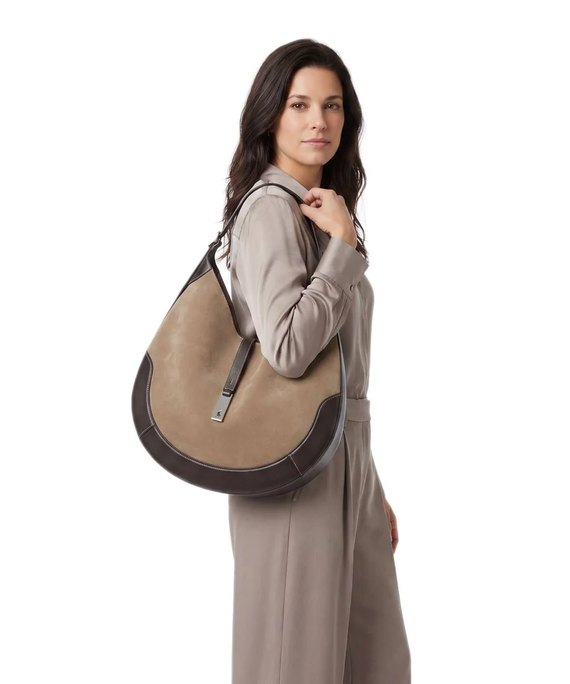 Polo Ralph Lauren ID Collection Medium Bolso de hobo clay/tobacco