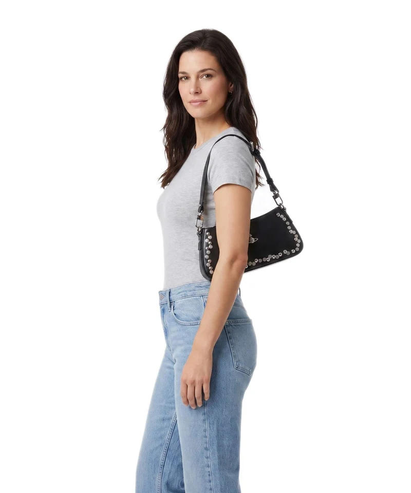 Vivienne Westwood Tasha Smooth Bolso de hombro black