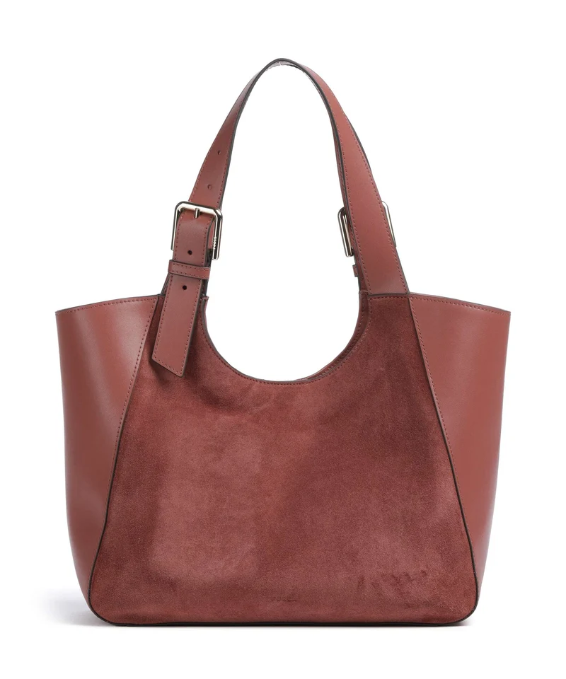 Furla Dora M Bolsa shopping toni marsala