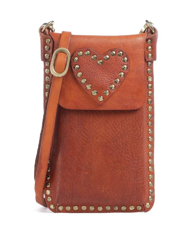 Campomaggi Bolsa para móvil cognac