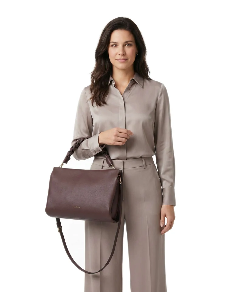 Coccinelle Boheme Grana Double Bolso de hobo berry/winter rose