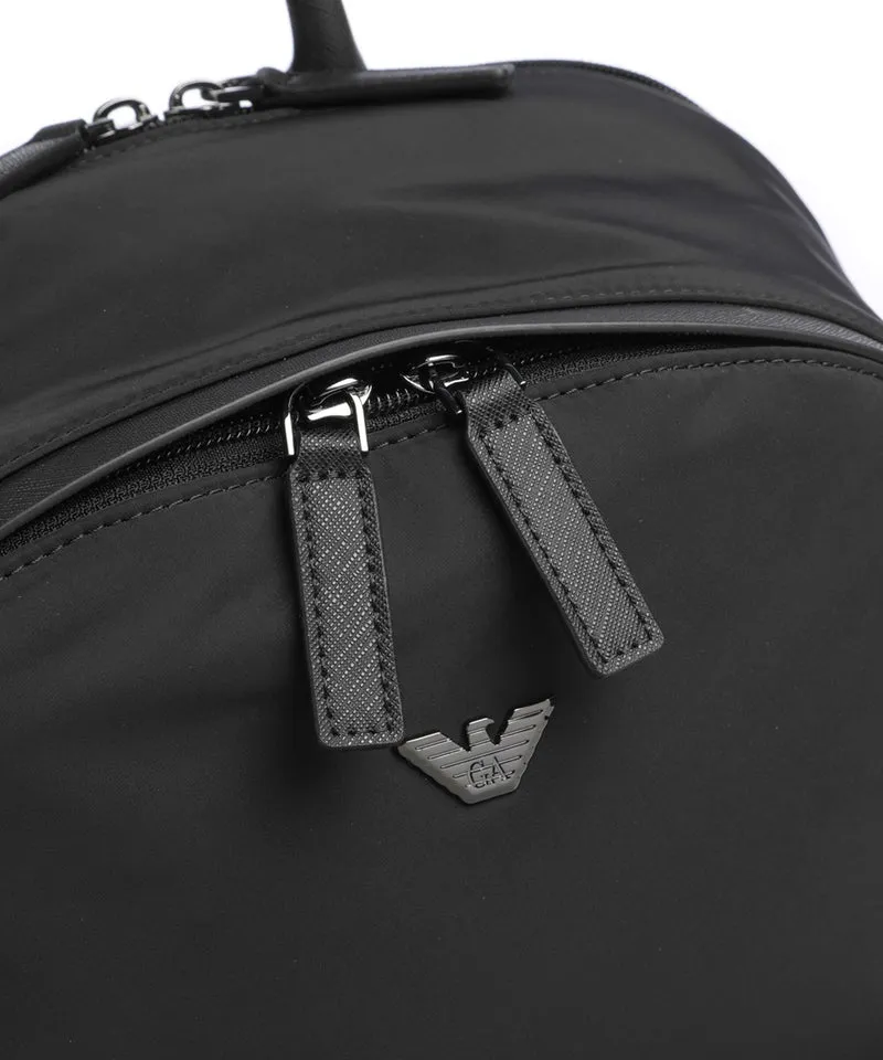 Emporio Armani Nylon Recycled Mochila black beauty
