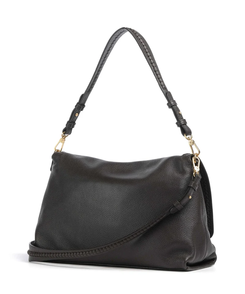 Abro Agave Signature Big Bolso de hombro dark brown