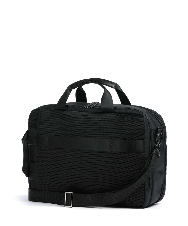 Emporio Armani Recycled Nylon Bolso mochila black beauty