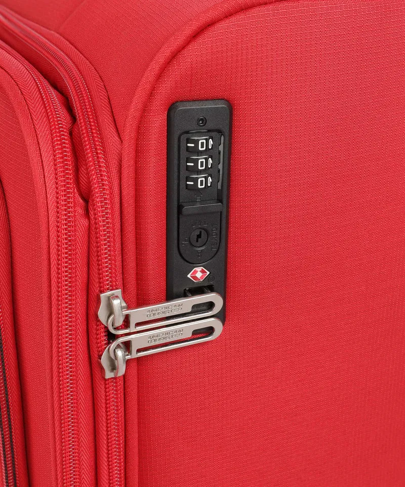 American Tourister Cloudrider S Maleta con 4 ruedas astral red