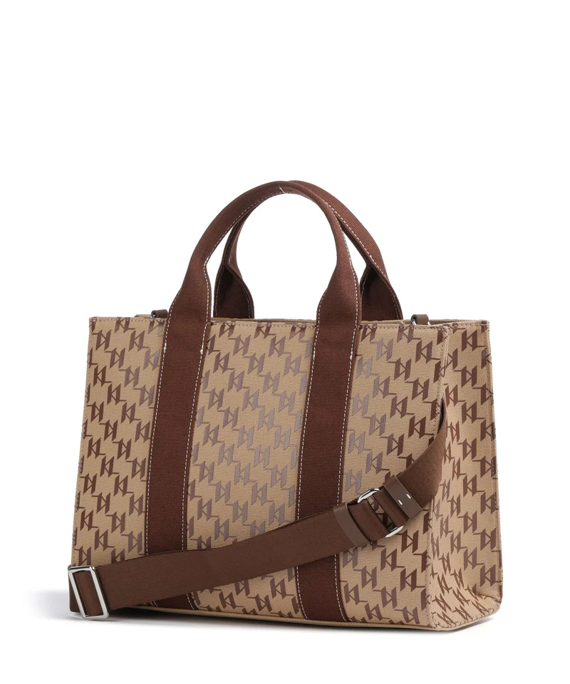 Karl Lagerfeld K/Rue St Guillaume Monogram Medium Bolso de mano monogram nougat brown
