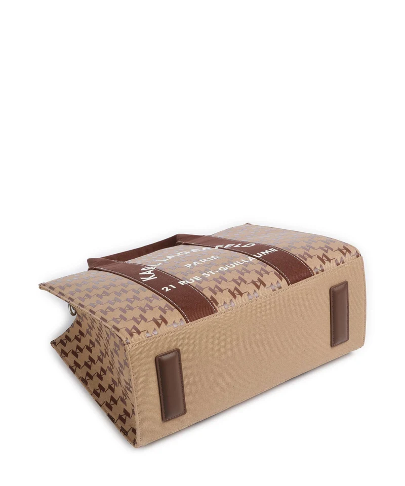 Karl Lagerfeld K/Rue St Guillaume Monogram Medium Bolso de mano monogram nougat brown
