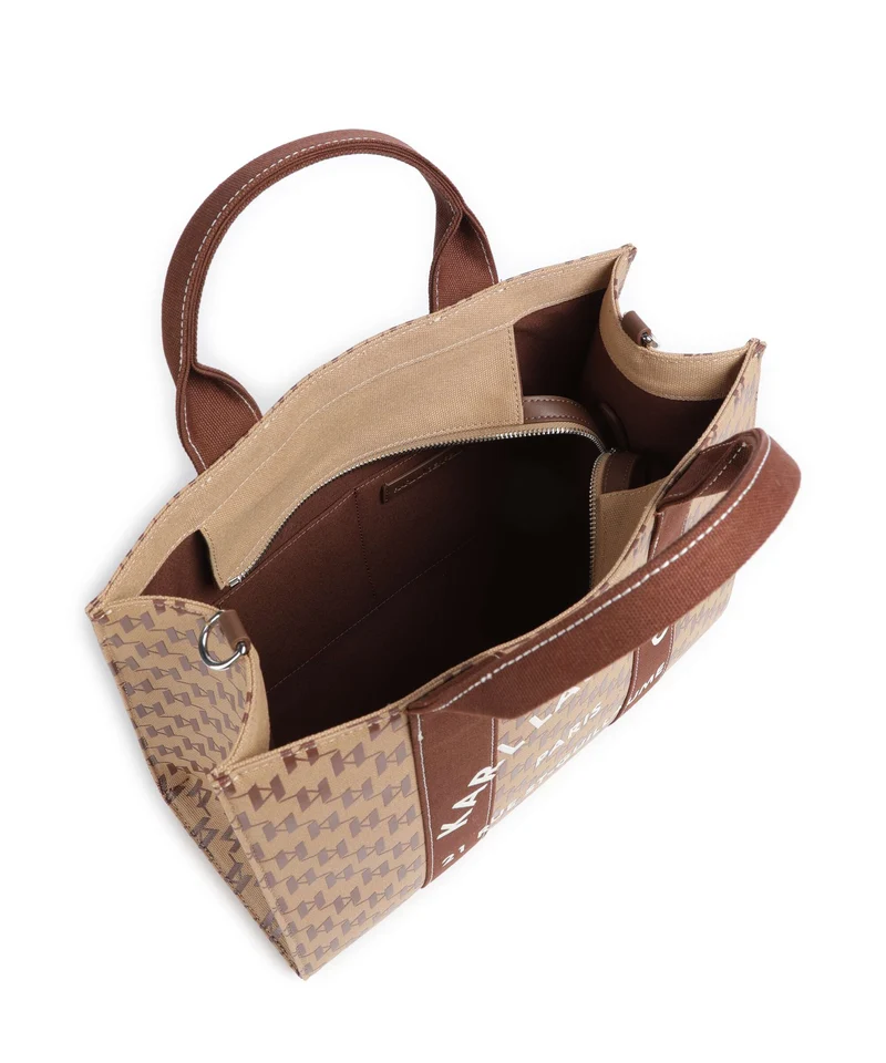 Karl Lagerfeld K/Rue St Guillaume Monogram Medium Bolso de mano monogram nougat brown