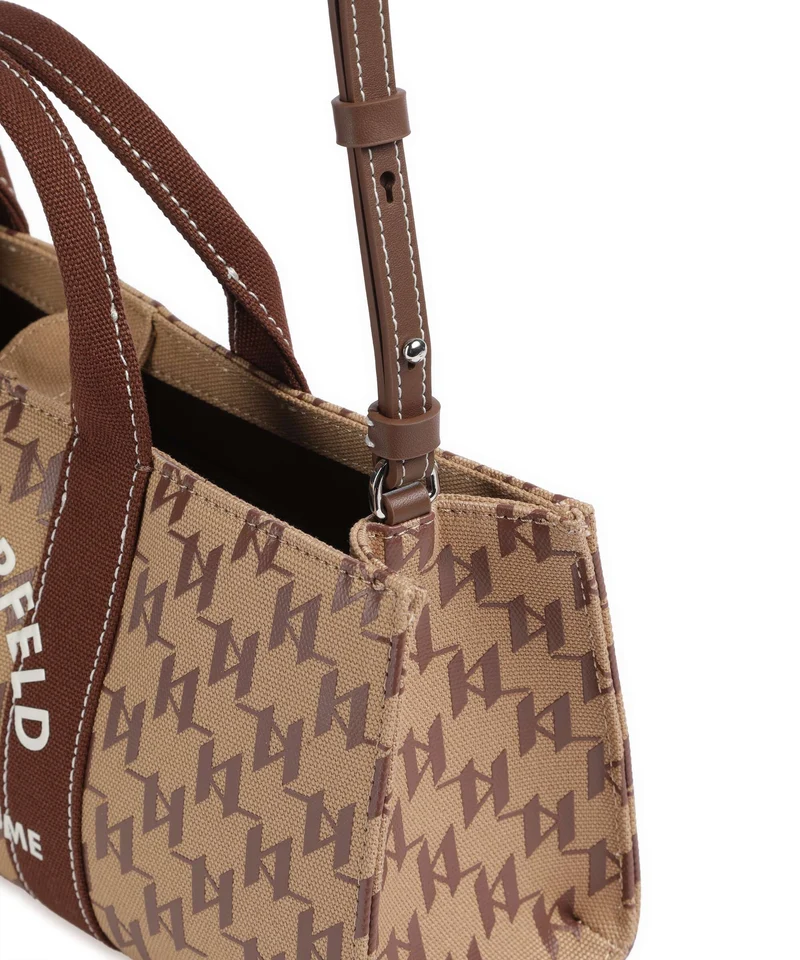 Karl Lagerfeld K/Rue St Guillaume Monogram Bolso de mano monogram nougat brown