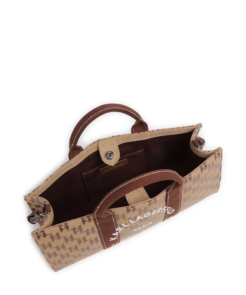 Karl Lagerfeld K/Rue St Guillaume Monogram Bolso de mano monogram nougat brown