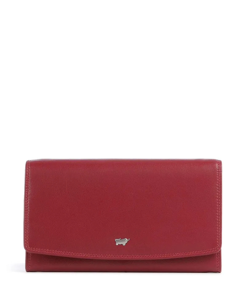 Braun Büffel Golf Monedero rot