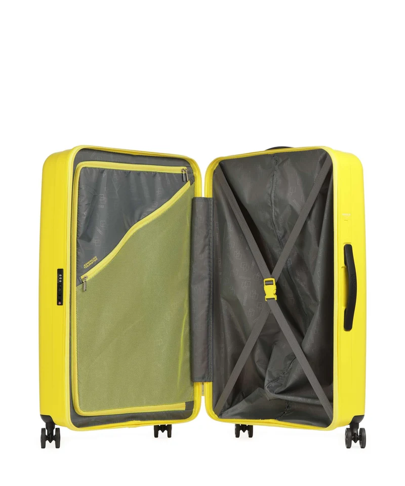 American Tourister Rejoy Maleta con 4 ruedas electric yellow