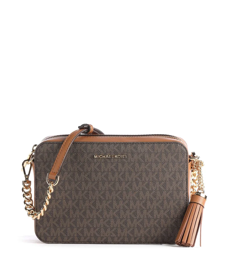 Michael Kors Jet Set Bandolera brown