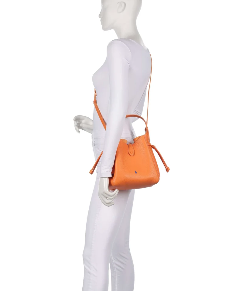 Polo Ralph Lauren Play Medium Bucket bolso de mano orange peel