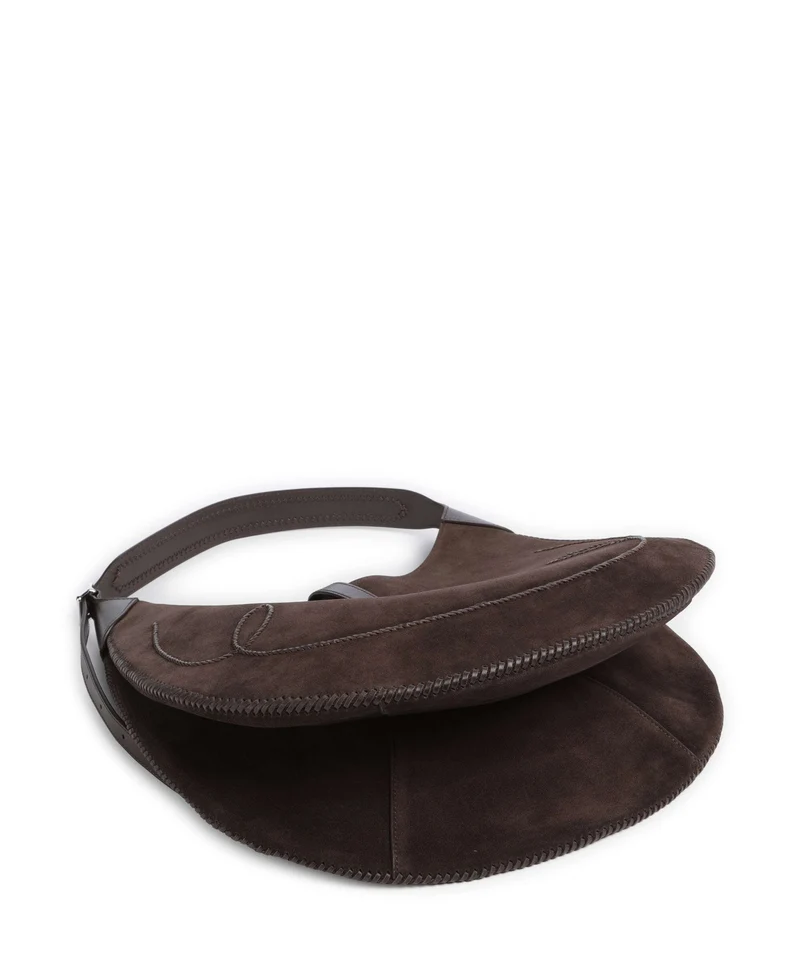 Polo Ralph Lauren ID Collection Medium Bolso de hobo chocolate/tobacco