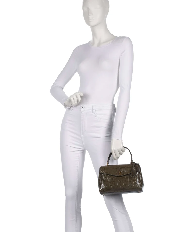 Lauren Ralph Lauren Farrah Small Bolso de mano botanic green