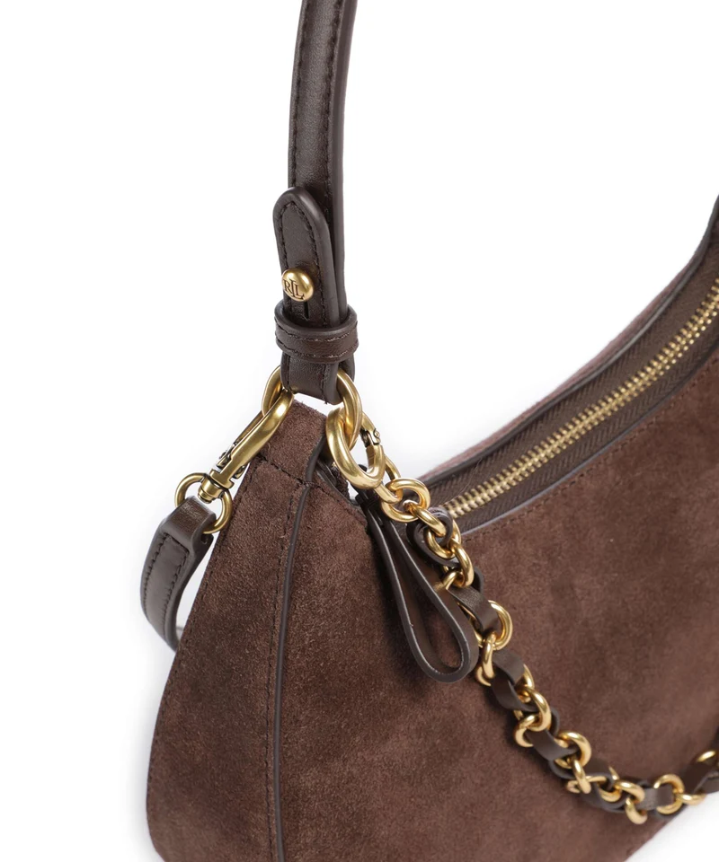 Lauren Ralph Lauren Marcy Medium Bolso de hombro chestnut brown