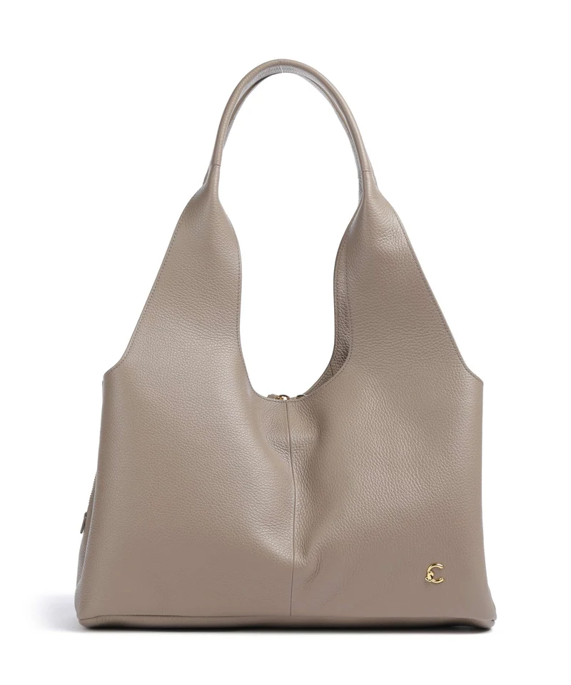 Coccinelle Nell Bolso de hobo warm taupe