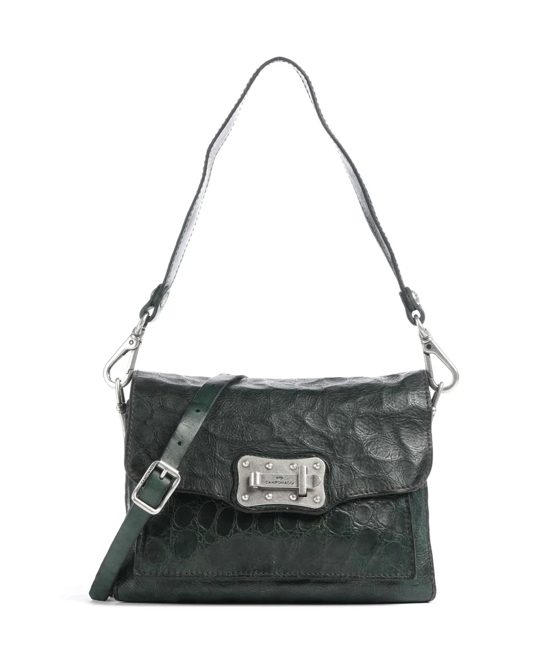 Campomaggi Bolso de hombro green bottle