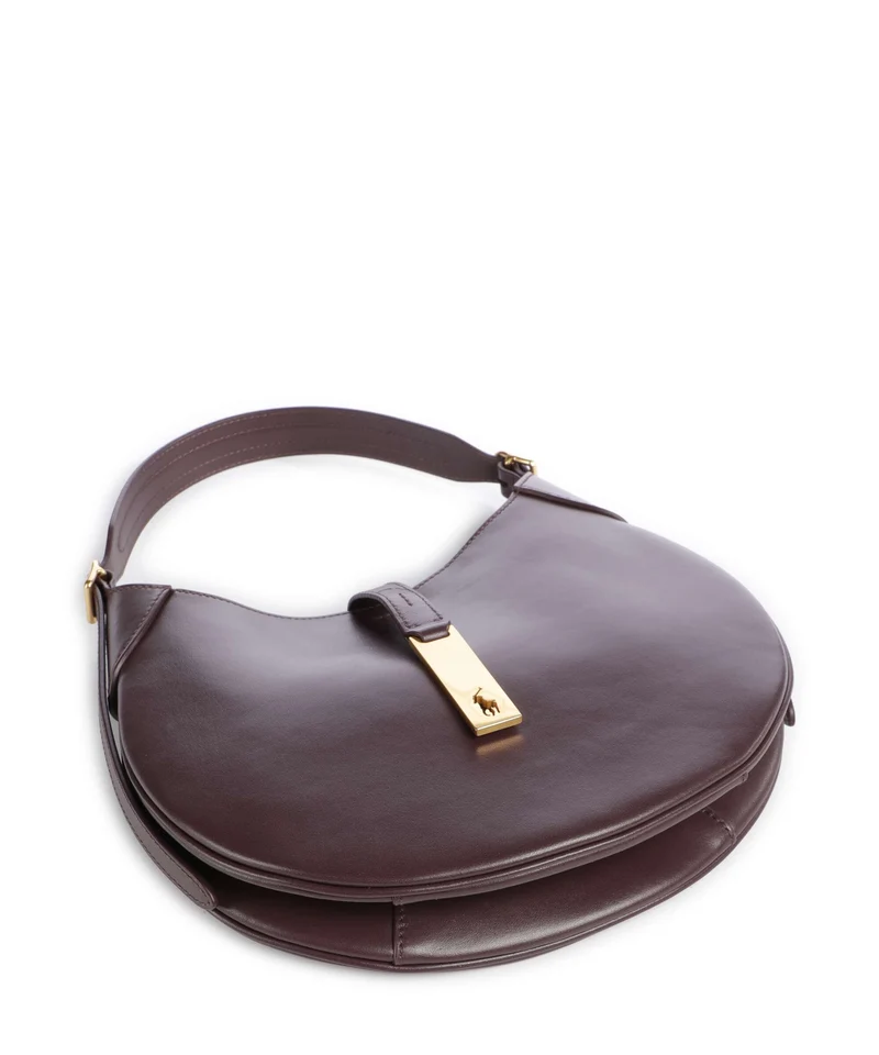 Polo Ralph Lauren ID Collection Small Bolso de hombro midnight merlot