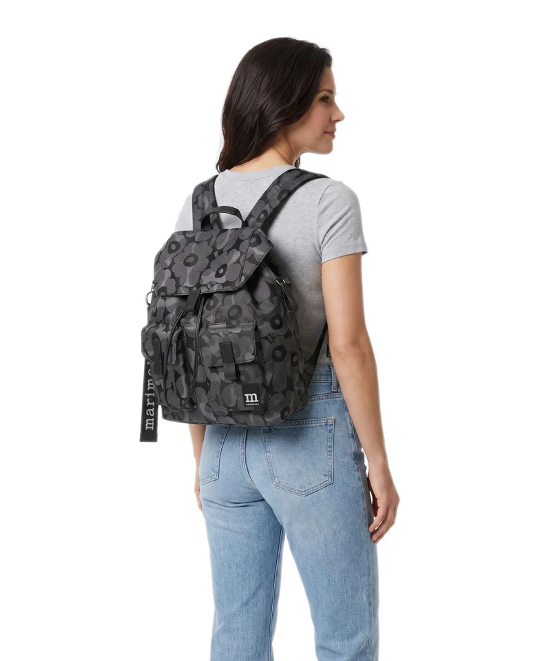 Marimekko Wear All Day L Unikko Mochila grey/dark grey