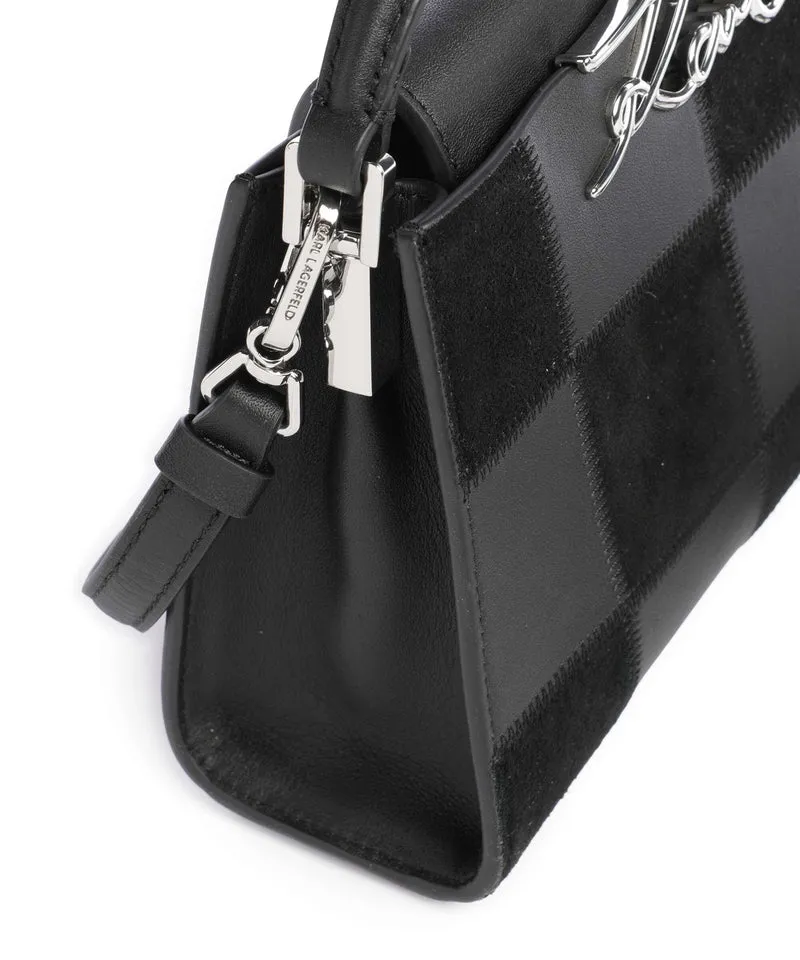 Karl Lagerfeld K/Signature Mini Bolso de mano black nickel