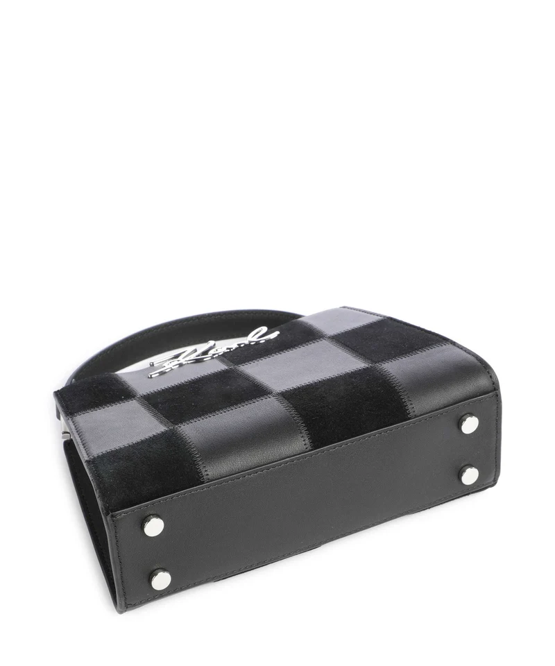 Karl Lagerfeld K/Signature Mini Bolso de mano black nickel