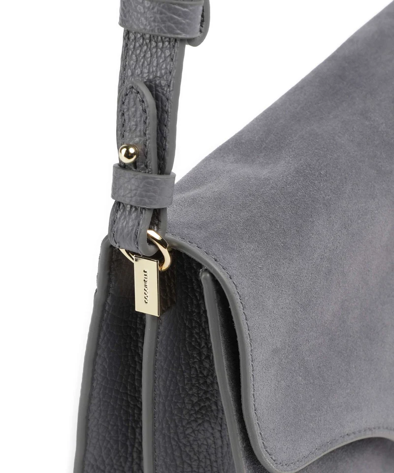 Coccinelle C-Me Softy Suede Bolso de hombro stove
