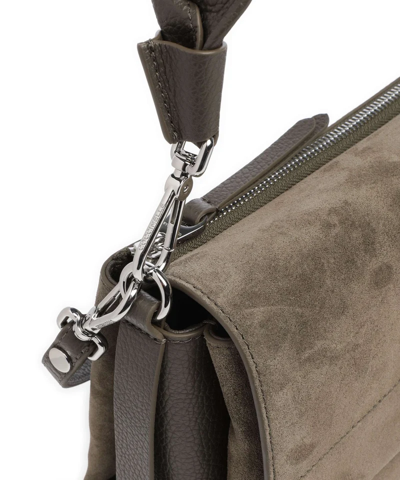 Coccinelle Boheme Suede Bolso de hombro fango