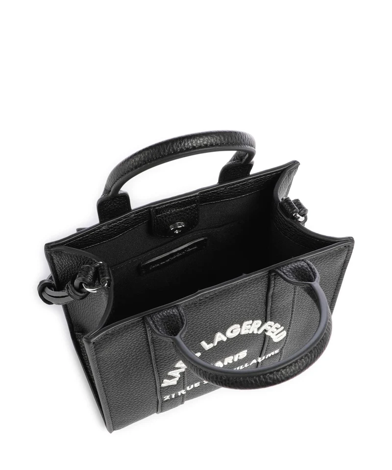 Karl Lagerfeld K/Rue St Guillaume Mini Bolso de mano white/black