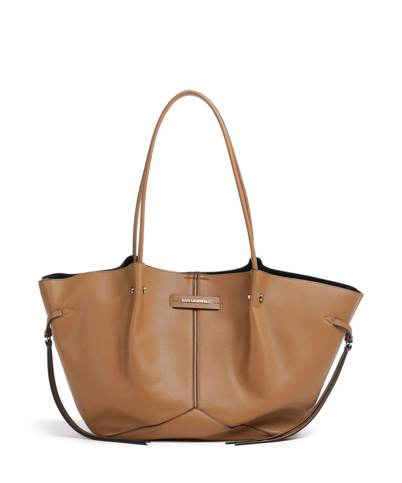 Karl Lagerfeld K/Pierced Medium Bolsa shopping caramel