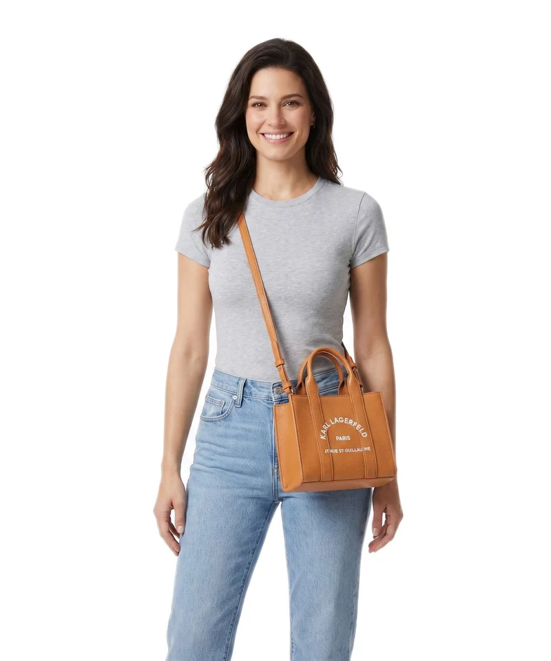 Karl Lagerfeld K/Rue St Guillaume Mini Bolso de mano dark orange/sienna