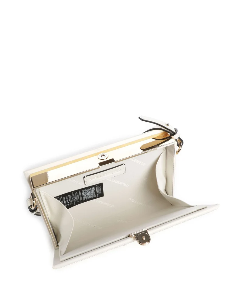 Karl Lagerfeld K/Soiree Book Bolso de hombro off white embellishment