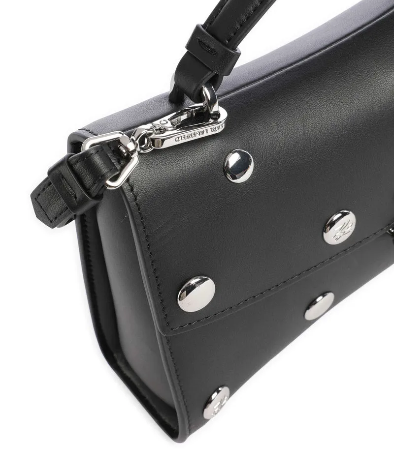 Karl Lagerfeld K/Autograph Twist Bandolera black embellishment