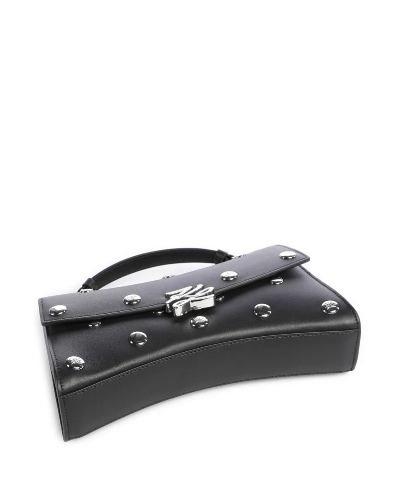 Karl Lagerfeld K/Autograph Twist Bandolera black embellishment