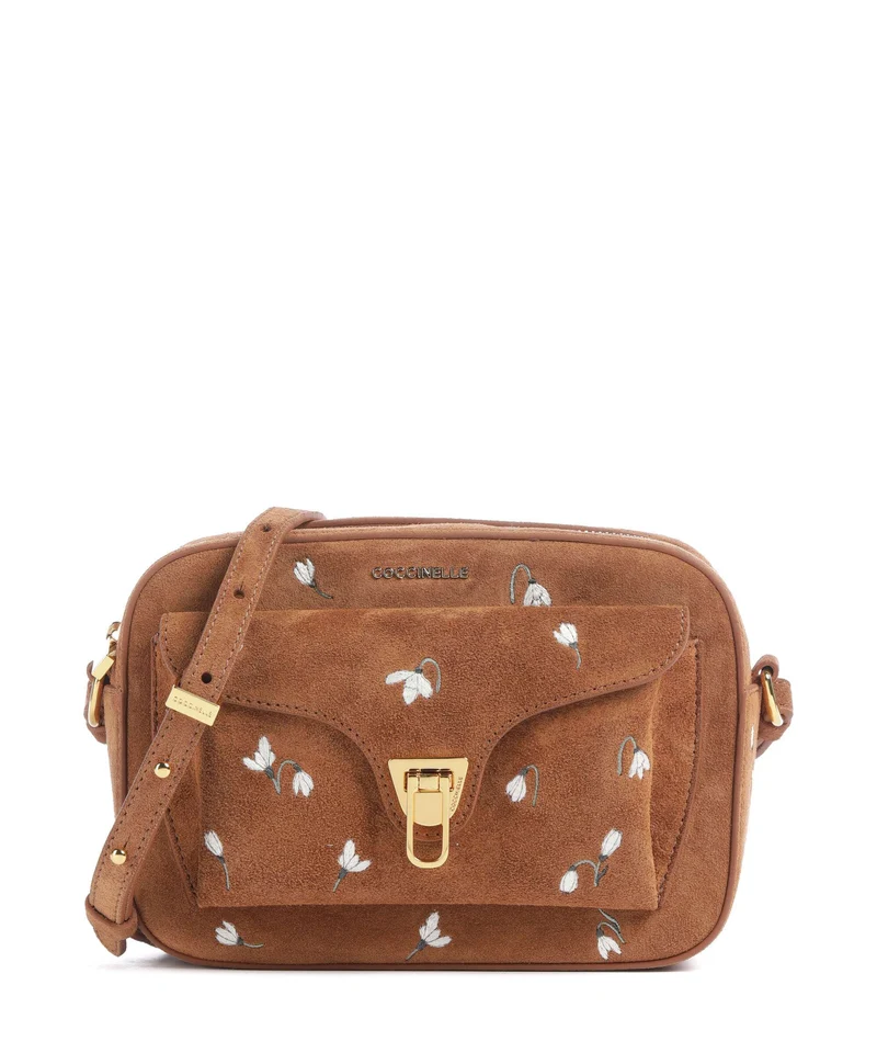 Coccinelle Beat Bandolera cognac