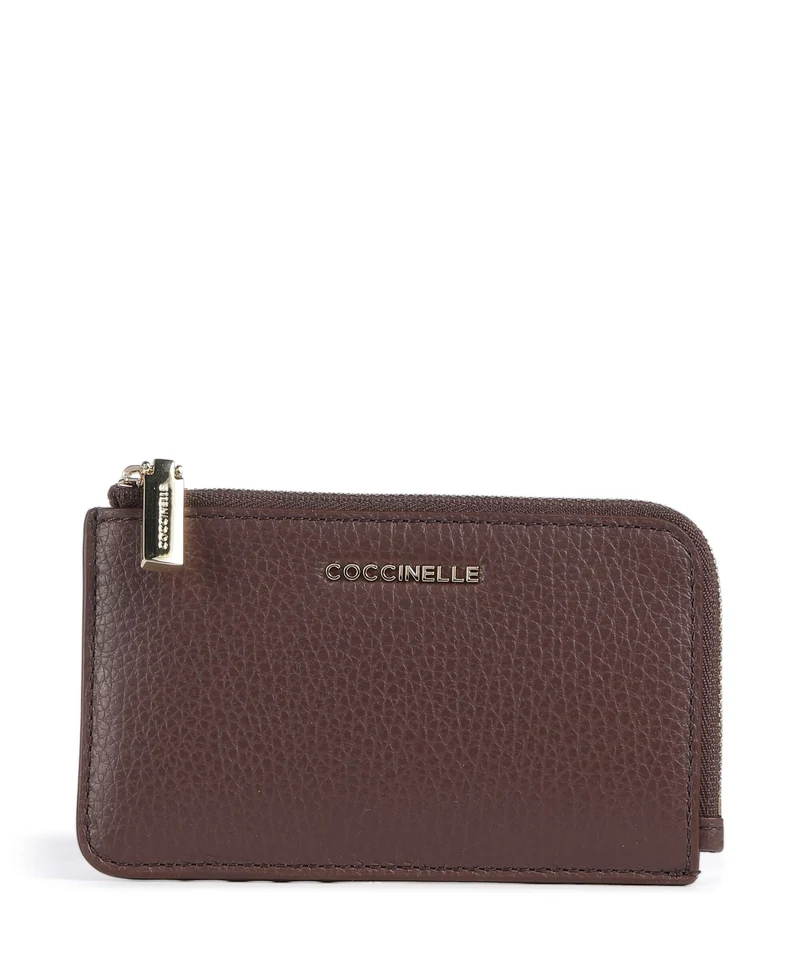 Coccinelle Metallic Soft Tarjetero berry