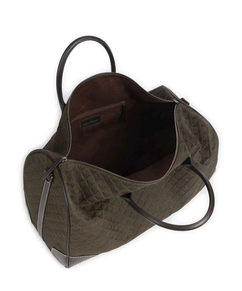 Emporio Armani Special Minorca Bolsa de fin de semana dark olive