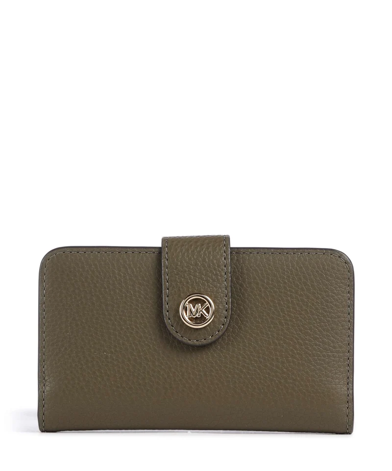Michael Kors MK Pop Charm Medium Monedero loden
