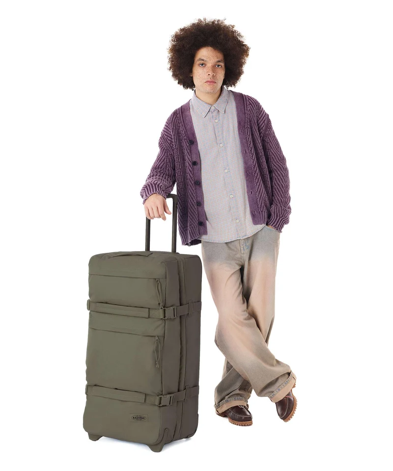 Eastpak Transit'R Plus L Bolso de viaje con ruedas monotone khaki