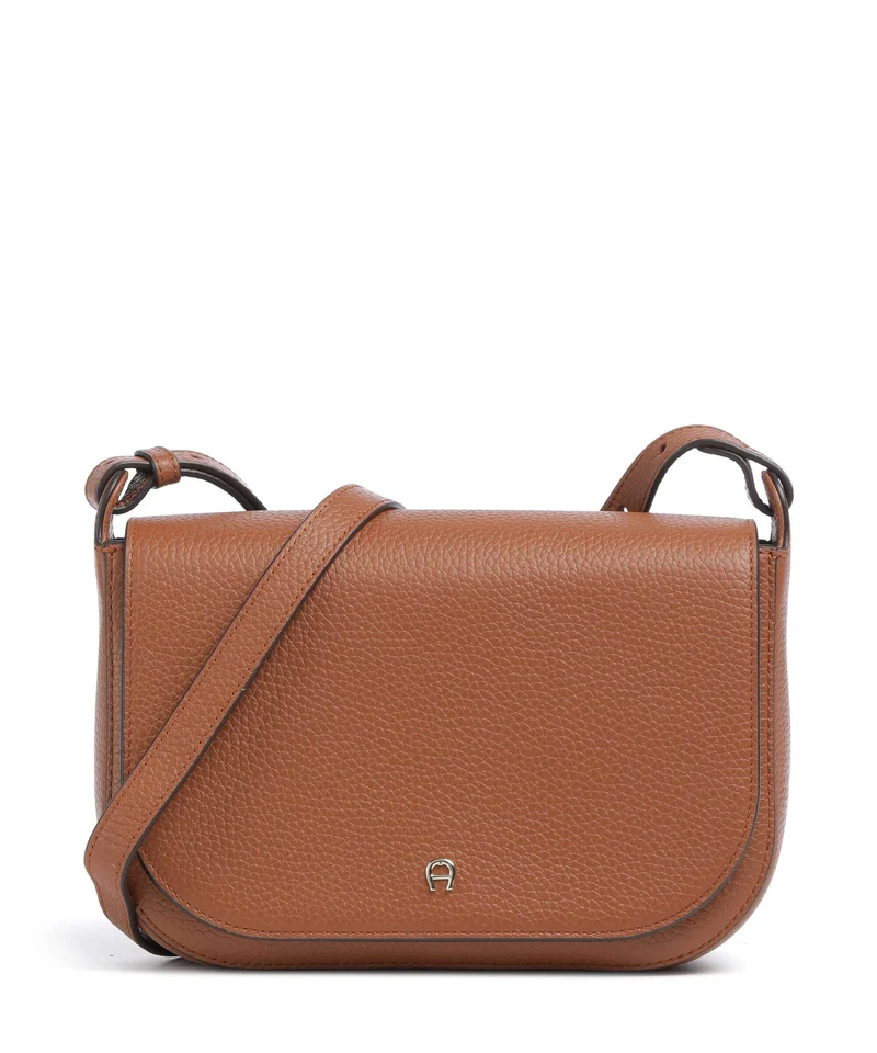 Aigner Pura S Bandolera cognac brown