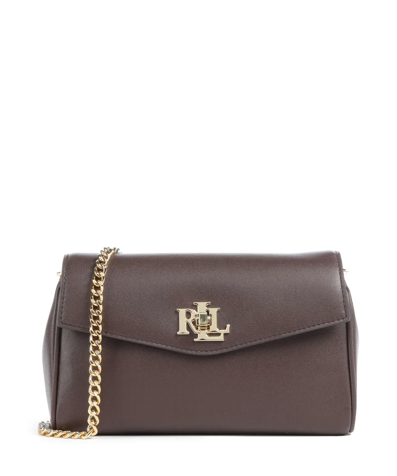Lauren Ralph Lauren Tanner Large Bandolera chestnut brown