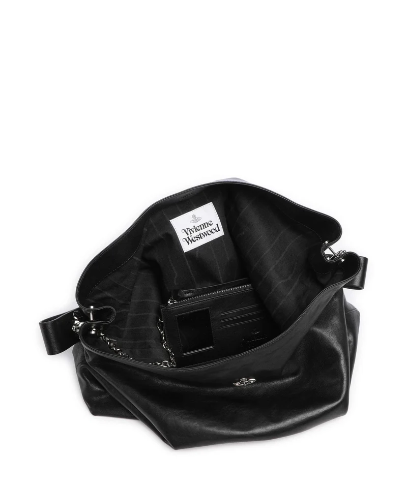 Vivienne Westwood Lottie Supple Large Bolso de hobo black