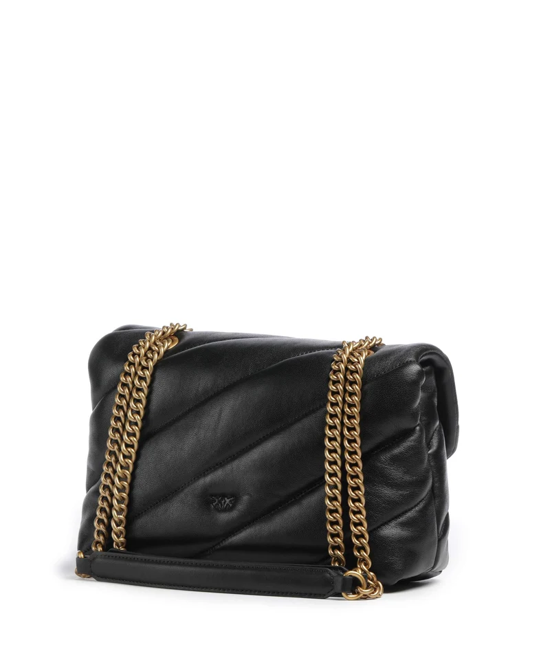 Pinko Love Puff Classic New Buckle Bolso de hombro nero/antique gold