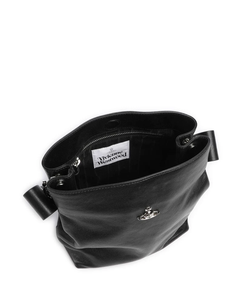 Vivienne Westwood Lottie Supple Small Bolso de hobo black
