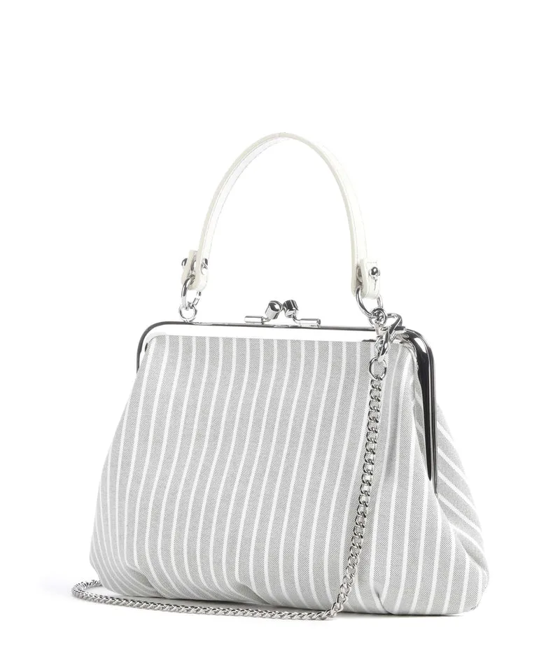 Vivienne Westwood Granny Frame Classic Oxford Shirt Bolso de mano thyme stripe