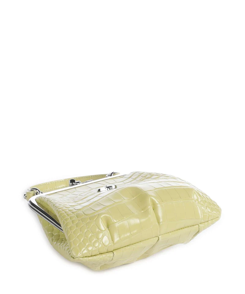 Vivienne Westwood Granny Frame Embossed Croc Bolso de mano lime green